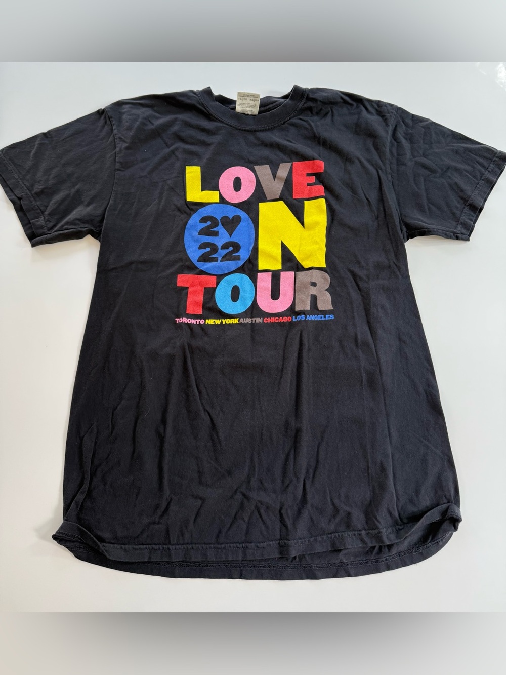 HARRY STYLES OFFICIAL LOVE ON TOUR 2022-2023 T-SHIRT LARGE